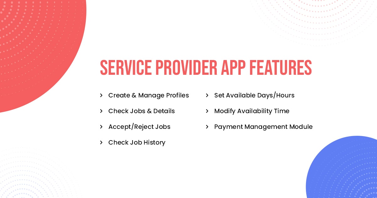 Handy Professional App Features