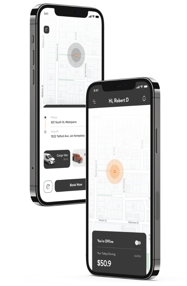 UI UX Design for Trucking App