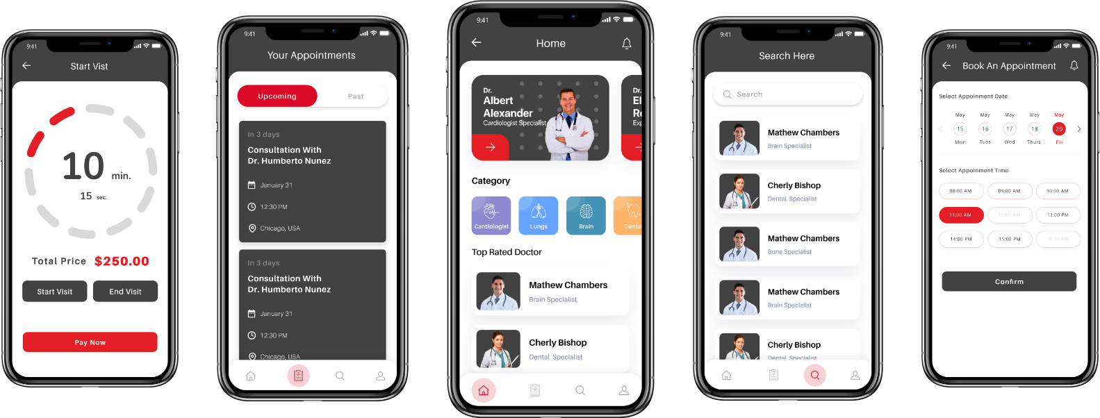 telemedicine app screenShot