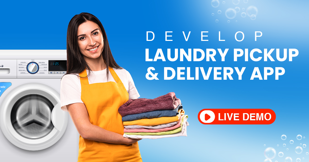 Laundry and pickup delivery app live demo