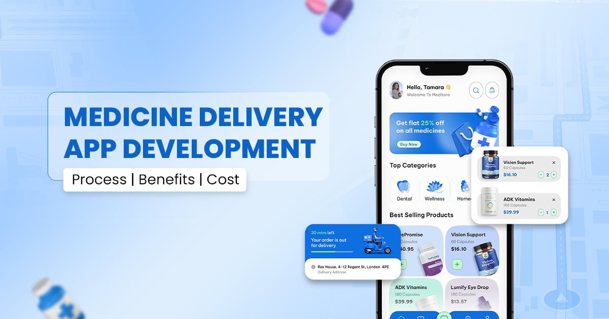 Medicine delivery app development guide