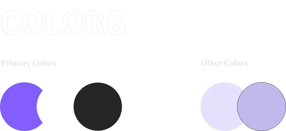 Color Palette for Designing a parking app