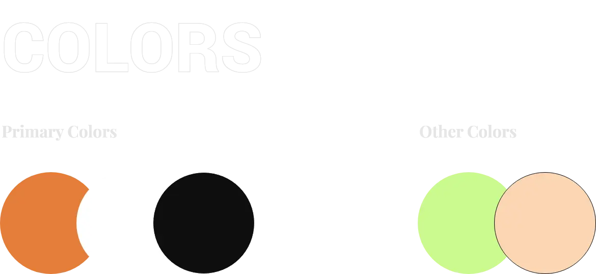 Color Palette for Designing a travelling app