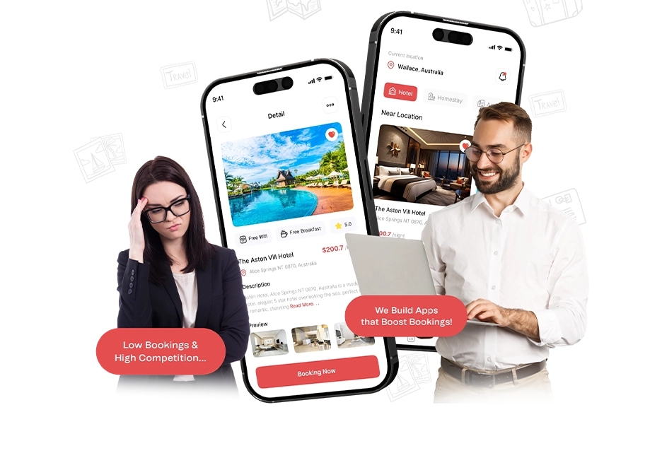 hotel booking app development
