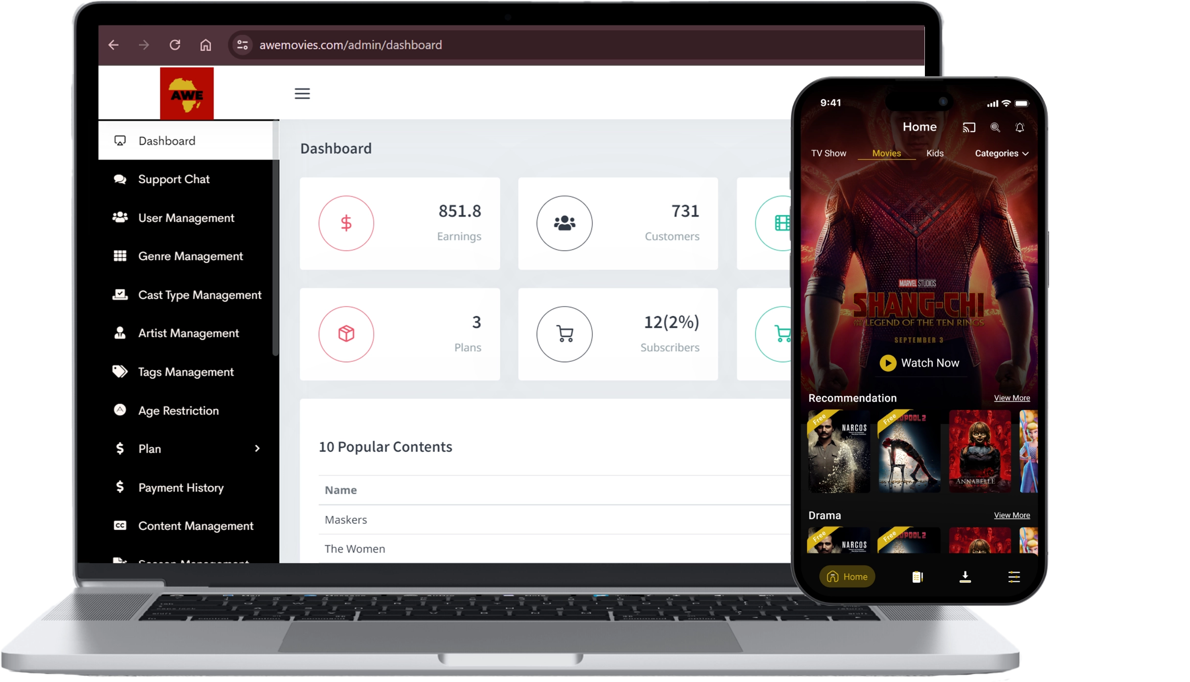 netflix clone live demo