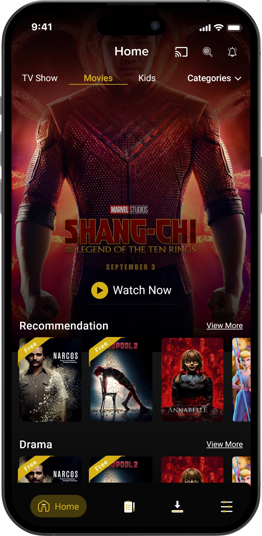 netflix clone viewers feature