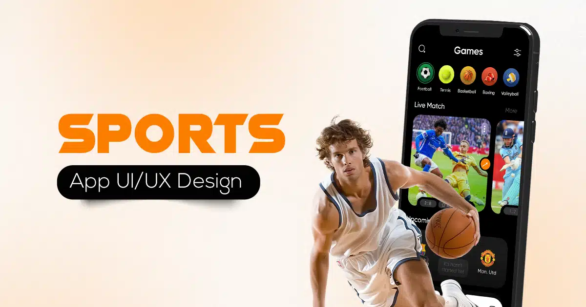 sports app design idea