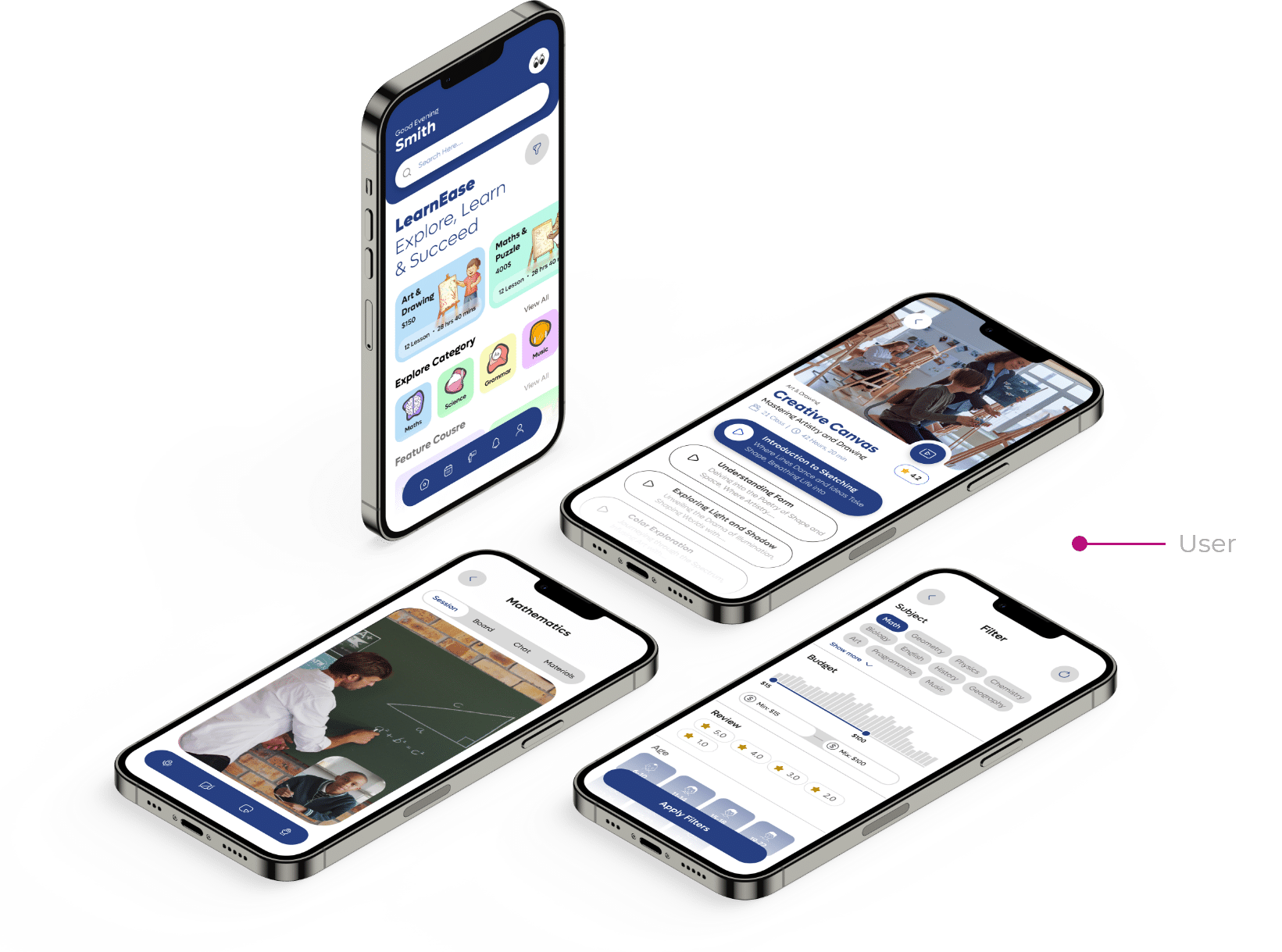 education mobile app design
