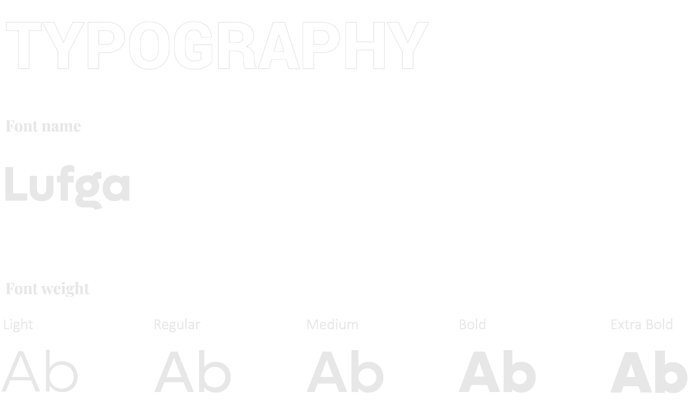 typography used for education app design