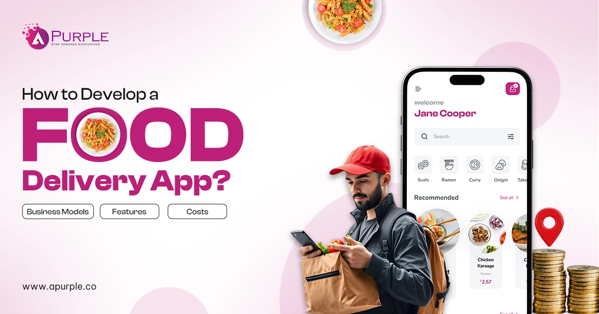 Food delivery application development