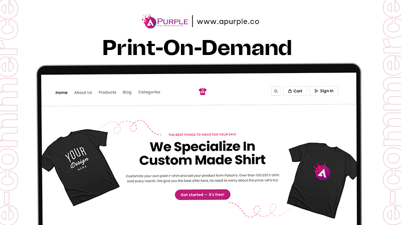 Print on demand ecommerce idea