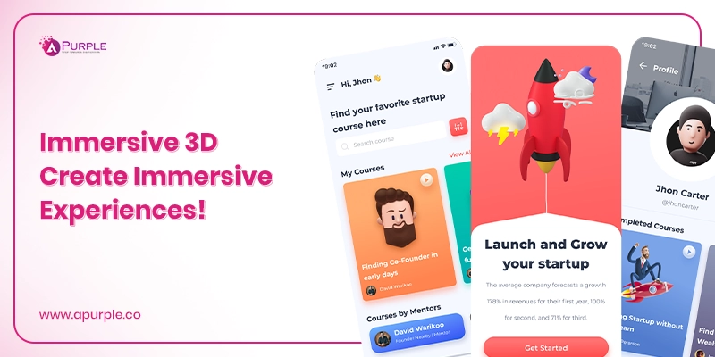 immersive 3d ui ux trend