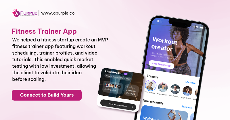 fitness trainer app apurple case study