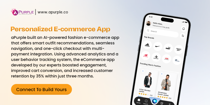 personnalized ecommerce app development case study by apurple