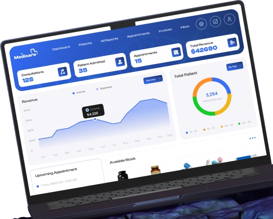 healthcare application solution organizations features