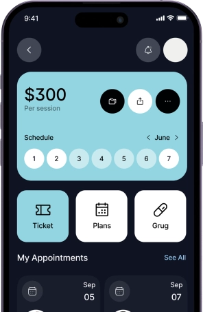 healthcare application solution patients features